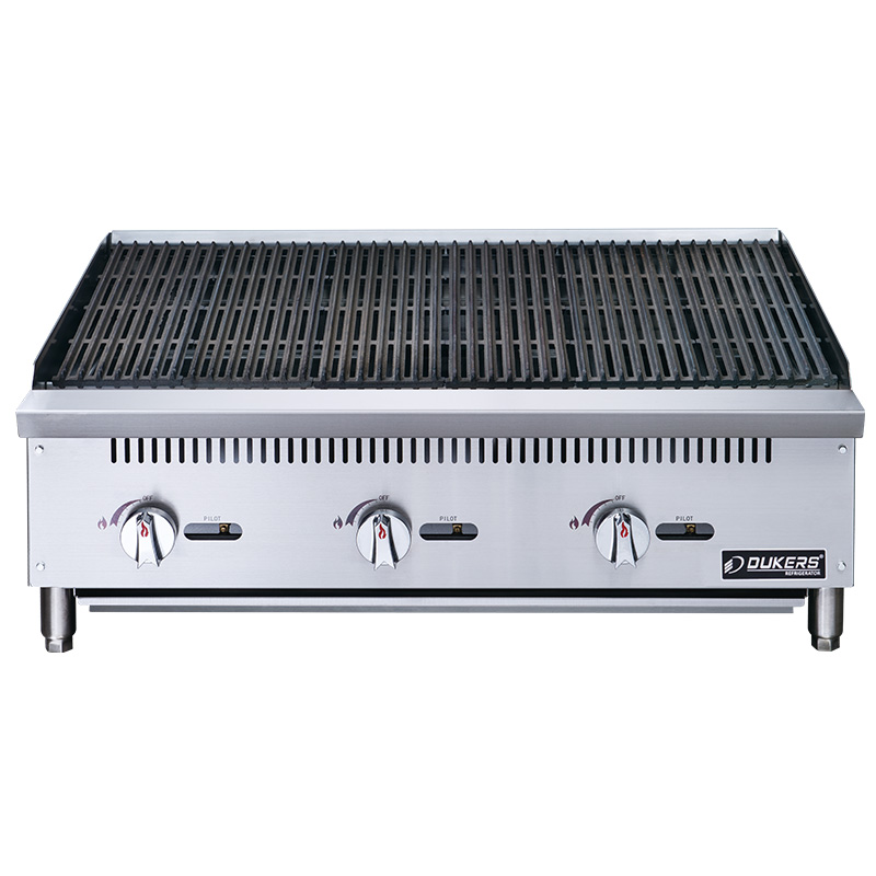 DCCB36 36 in. W Countertop Radiant Boiler/DCRB36 36 in. W Countertop Charbroiler