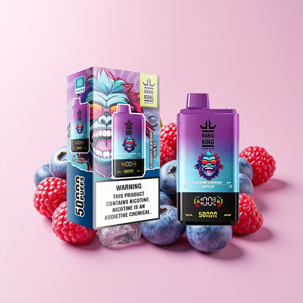 BANGKING 50000 DSK042 PUFFS BLUEBERRY RASPBERRY-GRAPE ICE