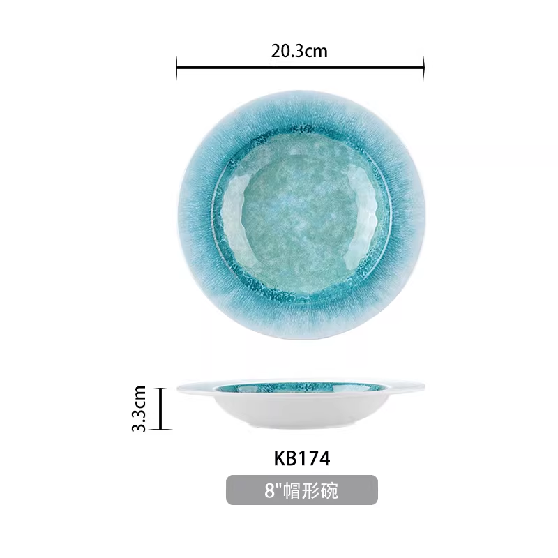 Melamine Tableware, Ceramic-Like Table Setting Dinnerware,Price for 10 pieces,freight not included