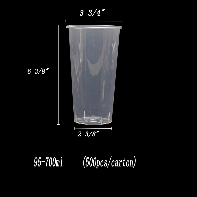 95-600ml / 95-700ml, PP Injection Cup 500pcs/Case