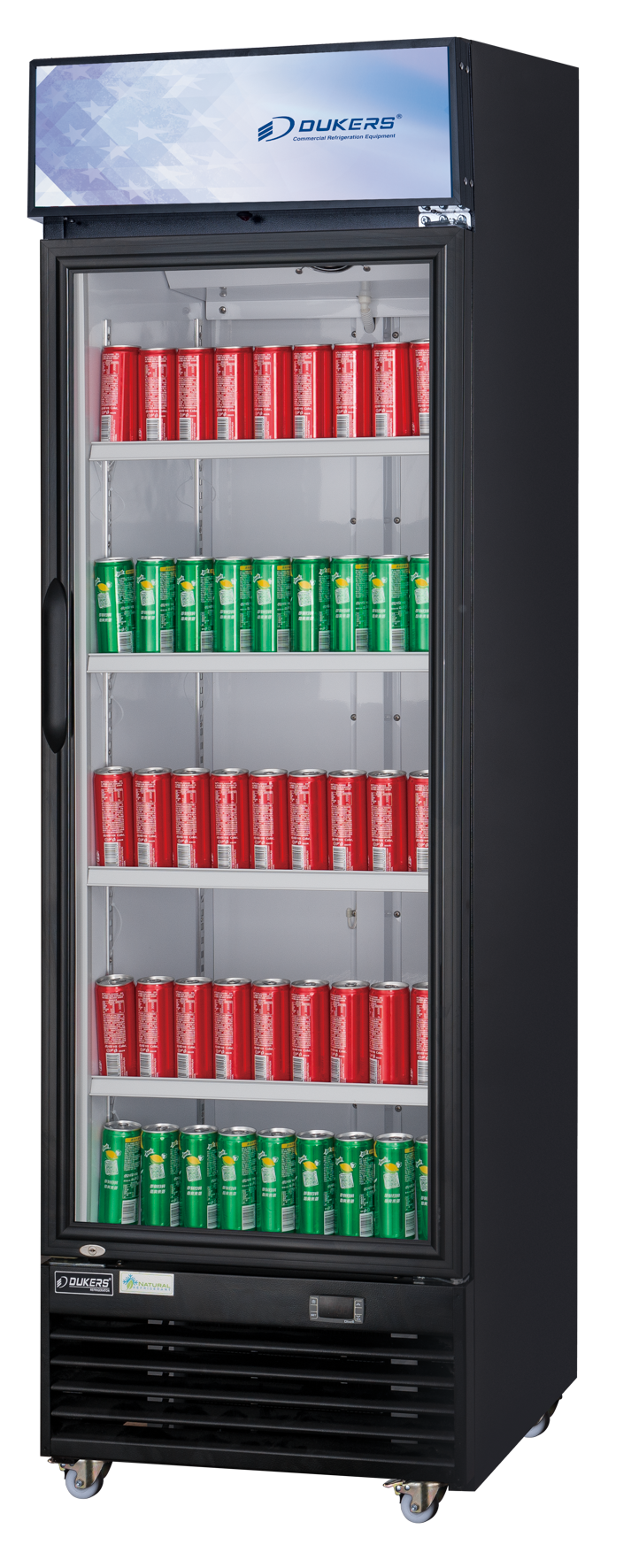 DSM-19R Commercial Single Glass Swing Door Merchandiser Refrigerator
