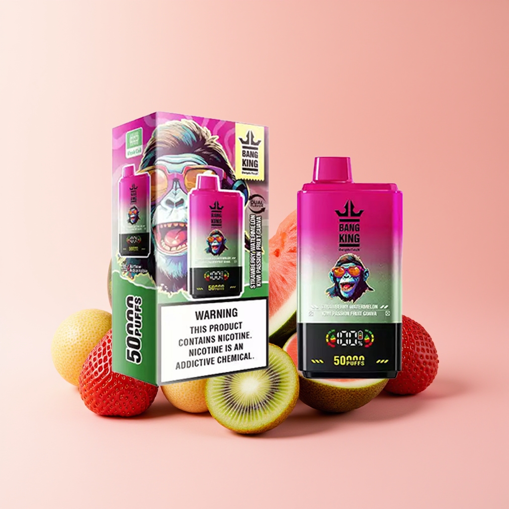 BANGKING 50000 DSK042 PUFFS STRAWBERRY WATERMELON-KIWI PASSION FRUIT GUAVA