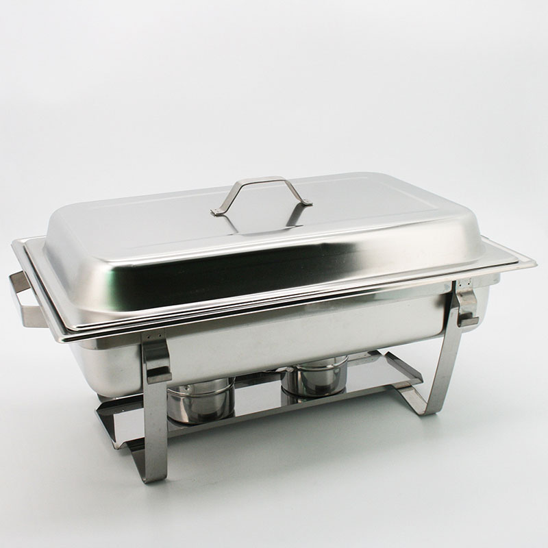Square & Round Flip-Top Buffet Stoves / Chafing Dishes