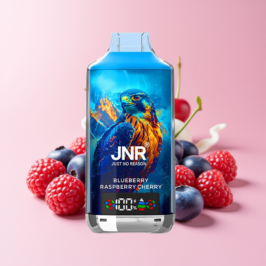 JNR FALCON X 18000 PUFFS BLUEBERRY RASPBERRY CHERRY