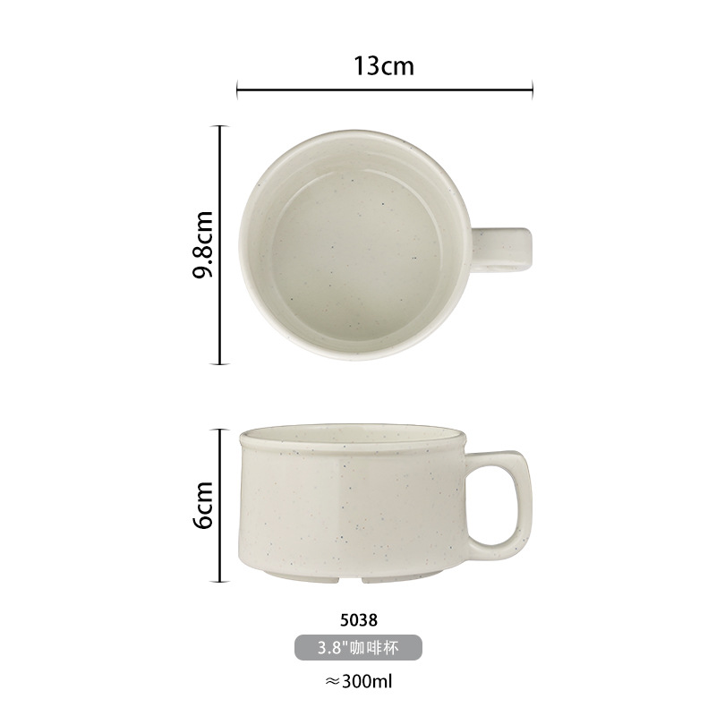 Round Melamine Plate for Buffet Restaurant