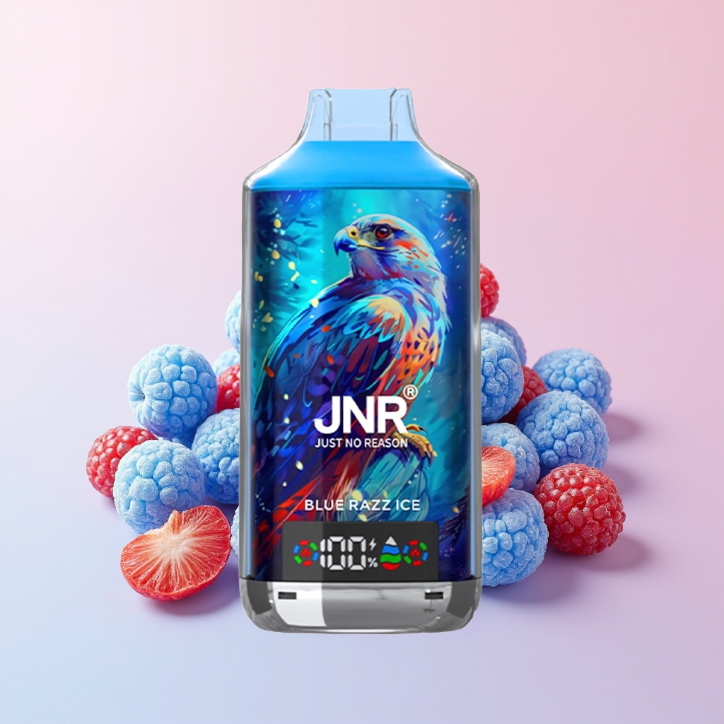 JNR FALCON X 18000 PUFFS BLUE RAZZ ICE