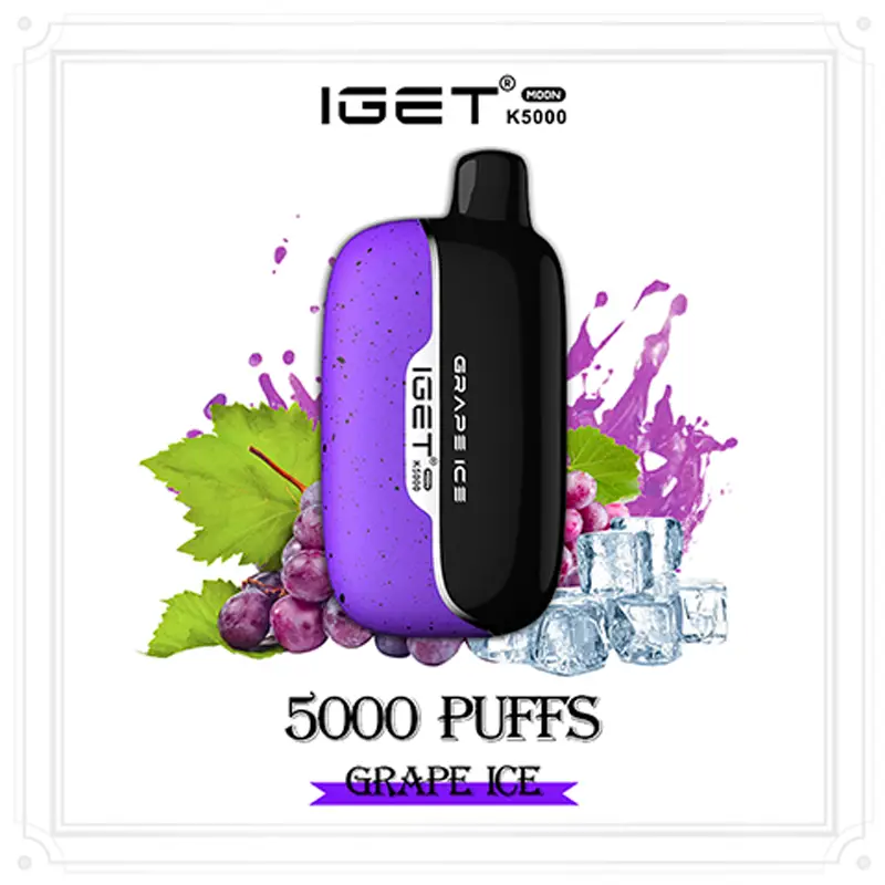 IGET Moon 5000 Puffs Grape Ice