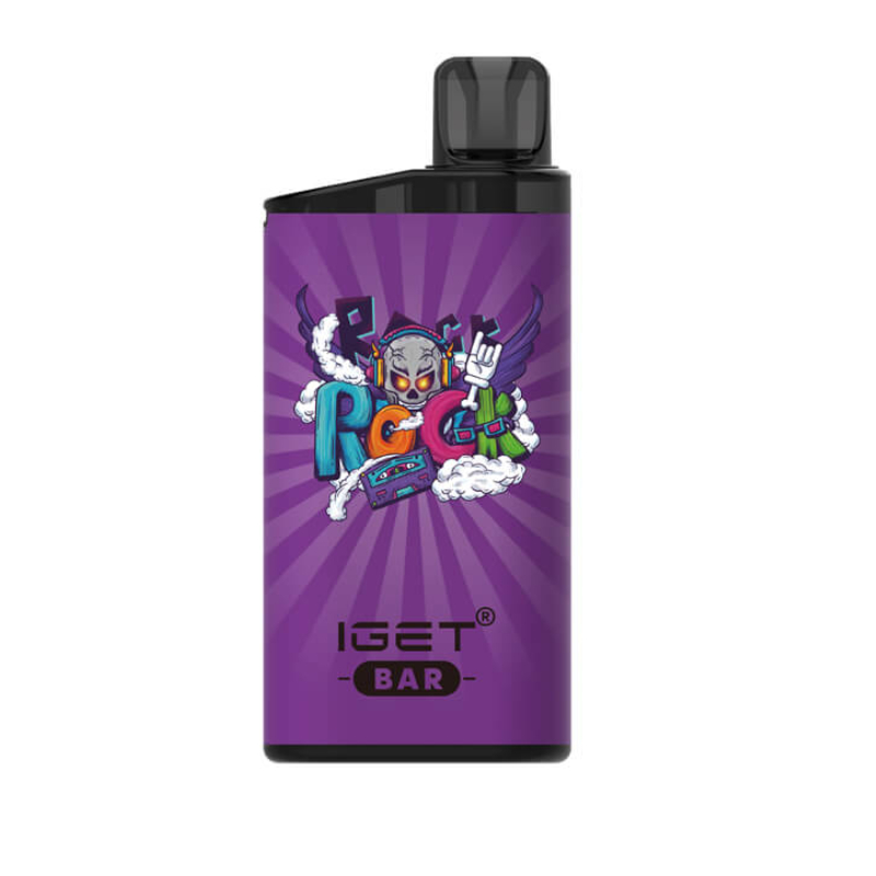 Nicotine Free IGET Bar 3500 Puffs Grape Ice