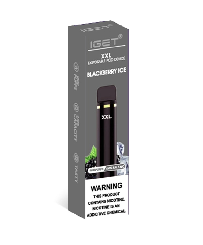 IGET XXL 1800 Puffs Blackberry Ice