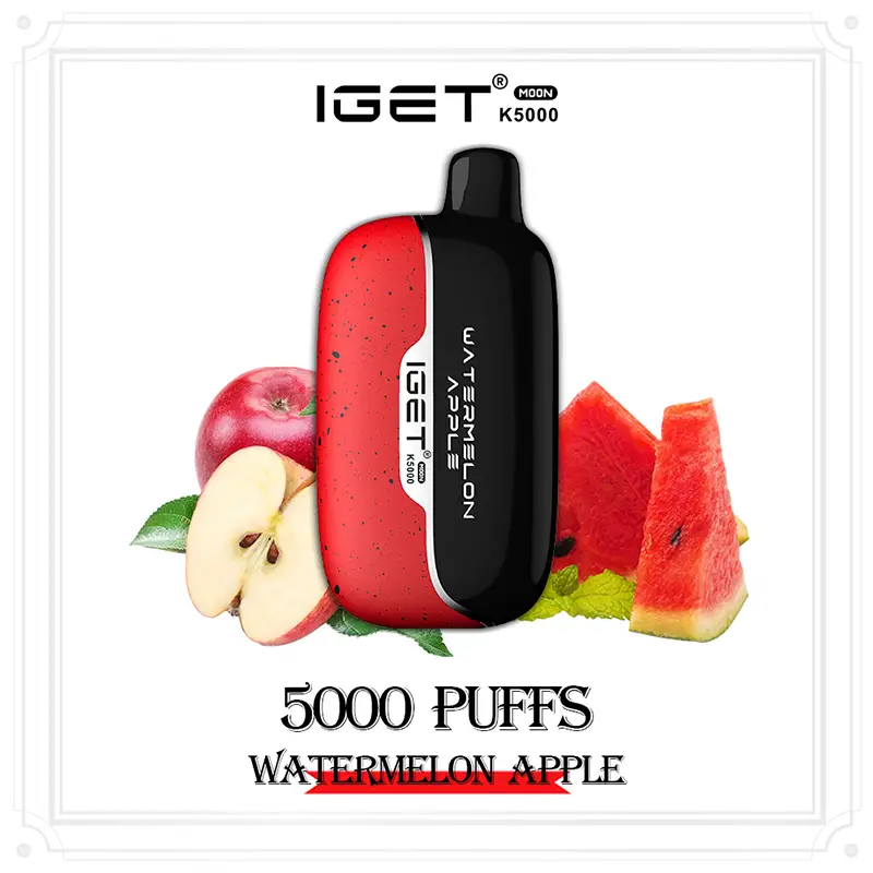 IGET Moon 5000 Puffs Watermelon Apple