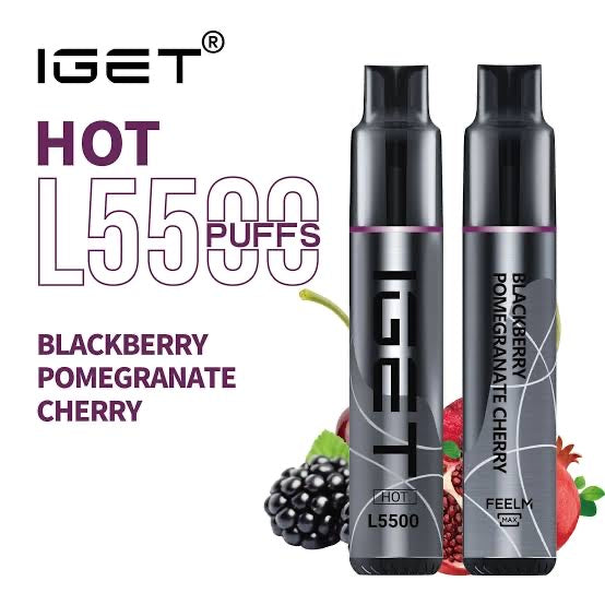 IGET Hot - 5500 Puffs Blackberry