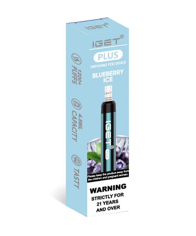 IGET Plus 1200 Puffs Blueberry Ice