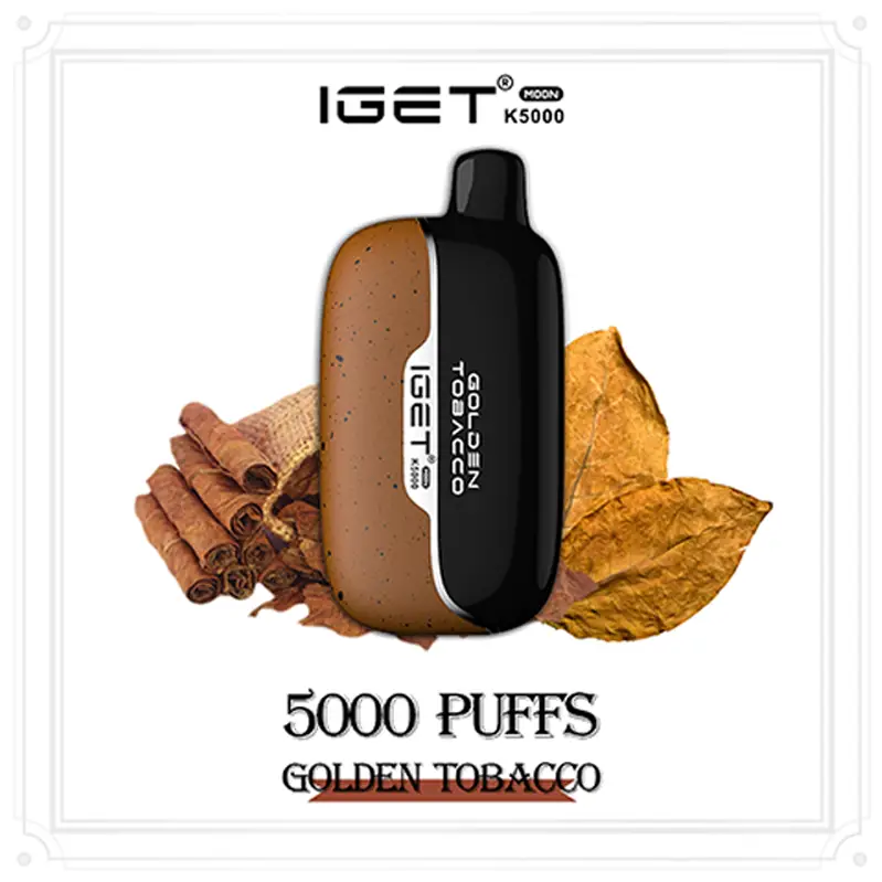 IGET Moon 5000 Puffs Golden Tobacco