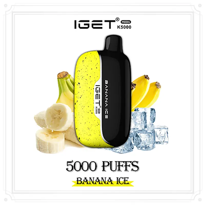 IGET Moon 5000 Puffs Banana Ice