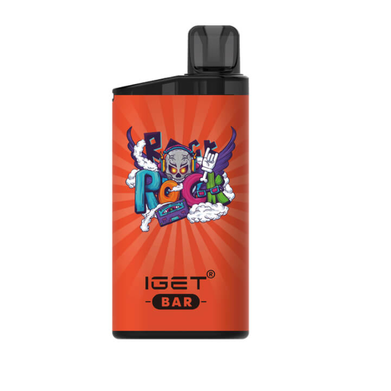 Nicotine Free IGET Bar 3500 Puffs Strawberry Kiwi Ice