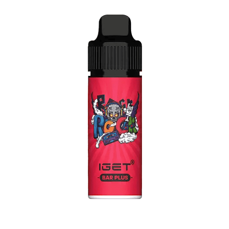 Nicotine Free IGET Bar Plus Vape Kit Cherry Pomegranate