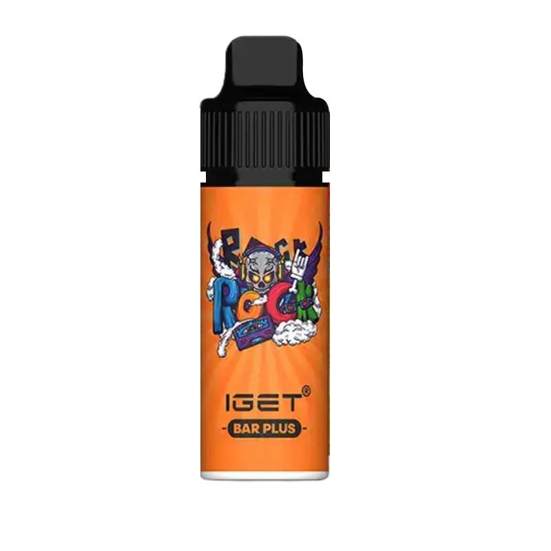 Nicotine Free IGET Bar Plus Vape Kit Orange Grapefruit Lemon