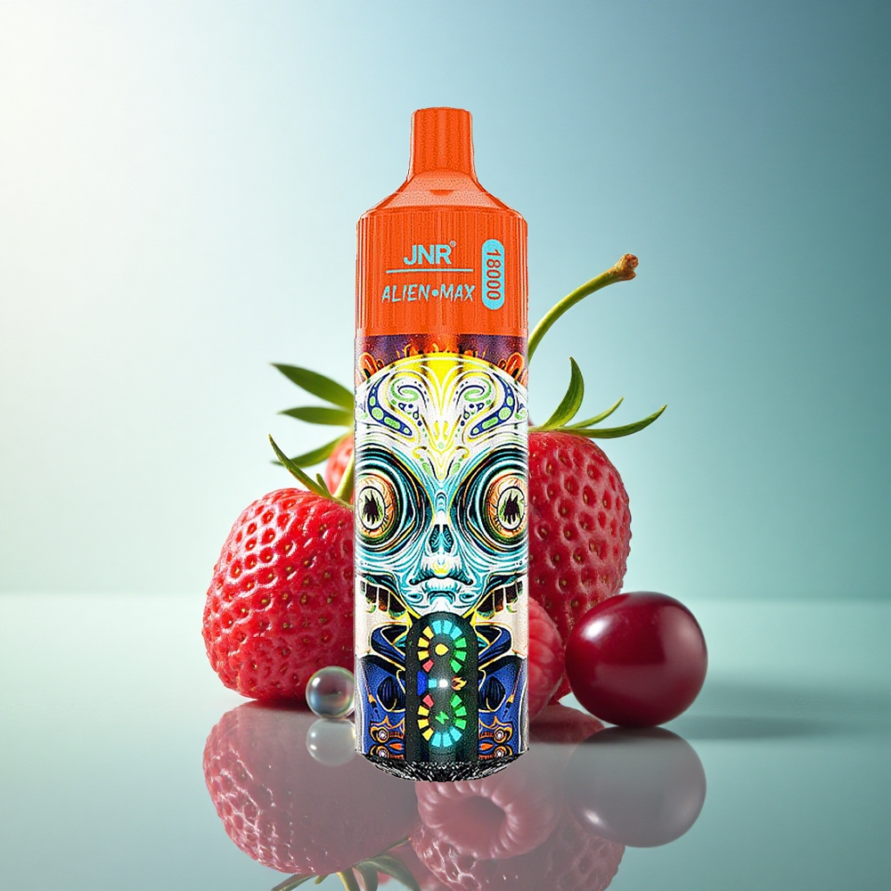 JNR Alien Max 18000 Strawberry Raspberry Cherry Dual Mesh Coil 850mAh