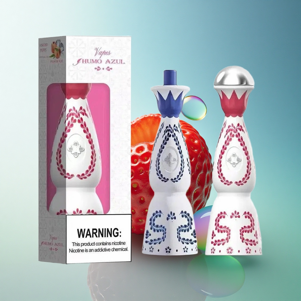 Humo Azul 15000 Puffs Strawberry Bubble Gum Mesh 5% Nicotine 500mAh