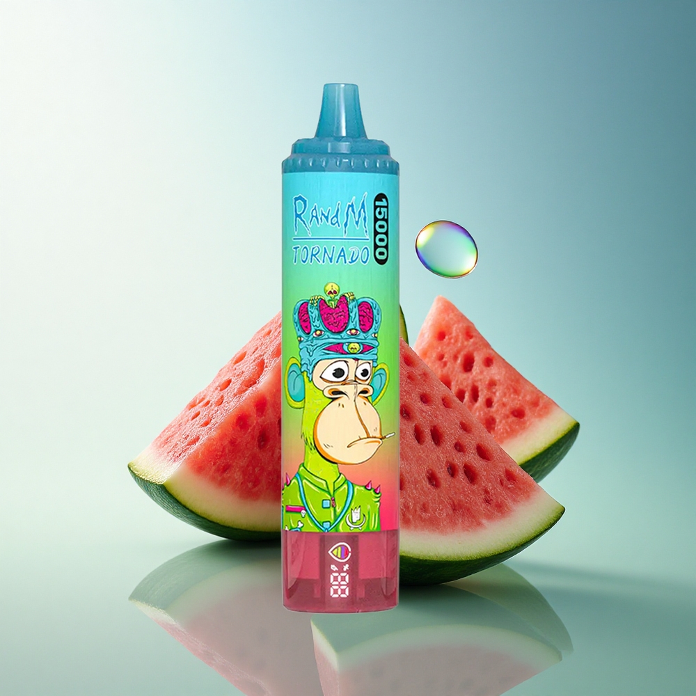 RandM Fumot Tornado 15000 Puffs Strawberry Watermelon 25ml 850mAh Mesh Coil