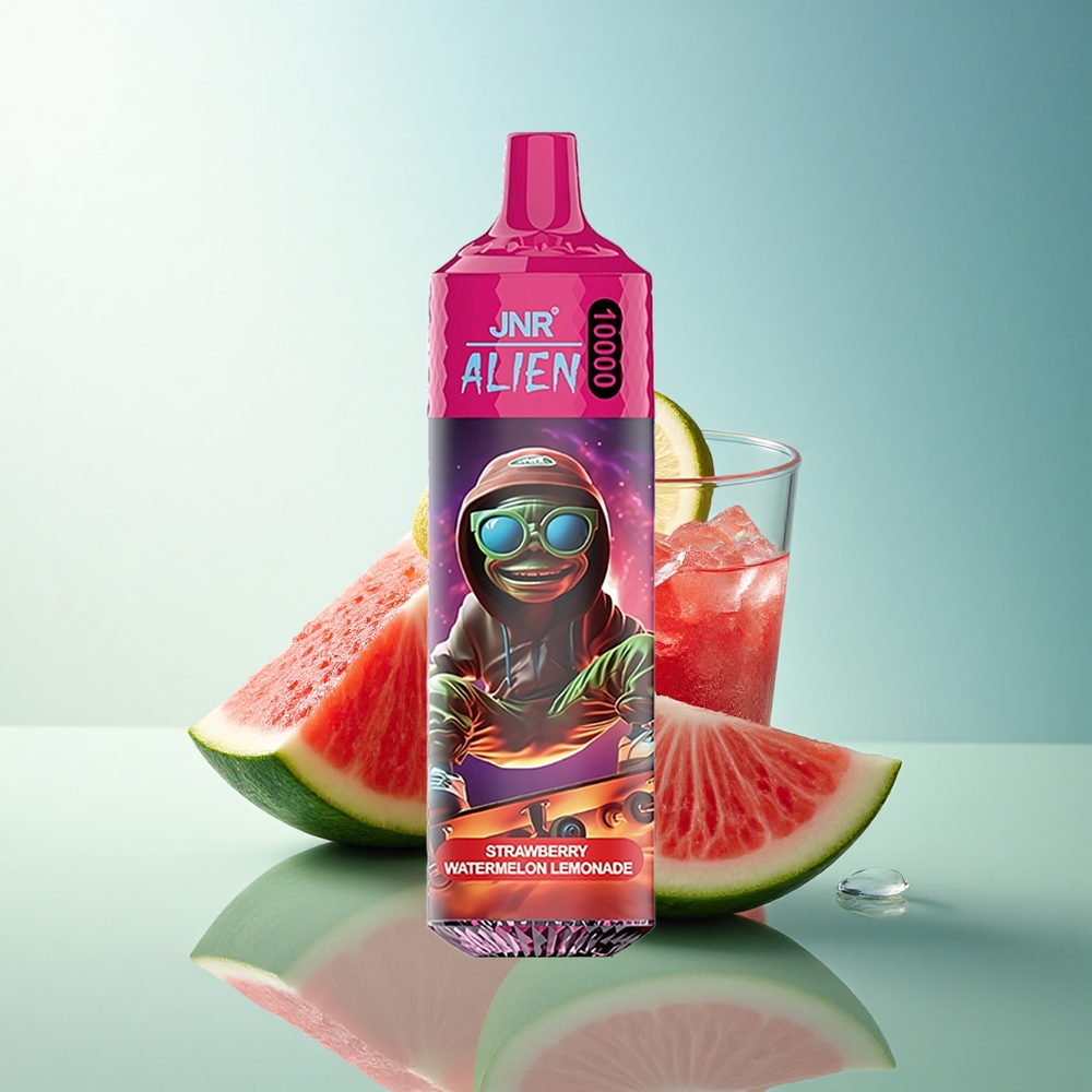 JNR Alien 10000 Strawberry Watermelon Lemonade RGB LED 850mAh