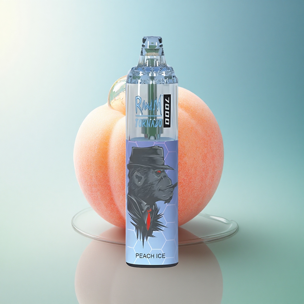 RandM Fumot Tornado 7000 Puffs Peach Ice Mesh 850mAh Type-C