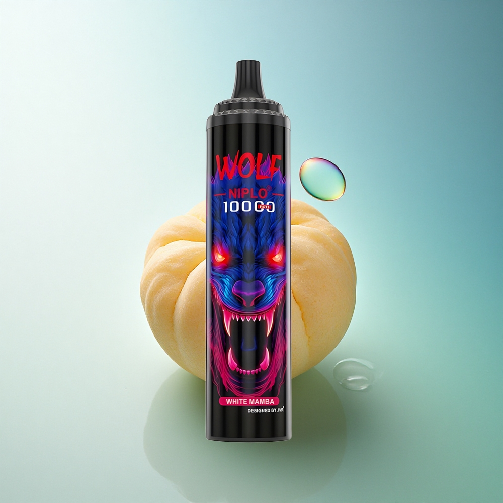 JNR Wolf Niplo 10000 White Mamba Mesh 1.0 Ohm 20ml Nicotine 5%