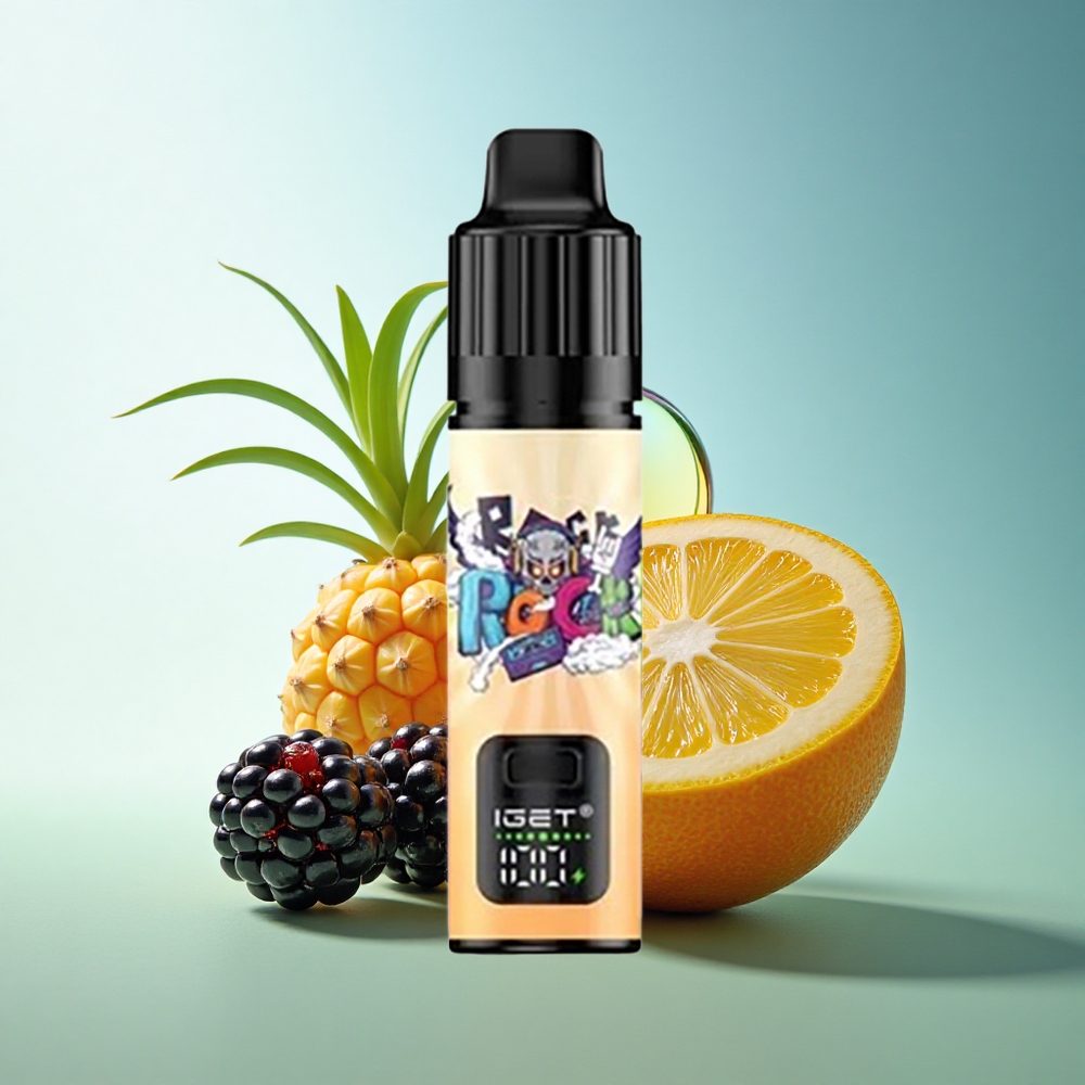 IGET BAR PLUS S3 POD 10000 Puffs Blackberry Pineapple Orange 5% Nicotine 950mAh