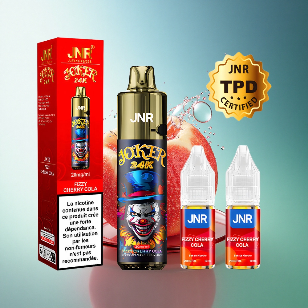JNR Joker 24K Fizzy Cherry Cola Refillable Pod 800mAh 2% Nicotine