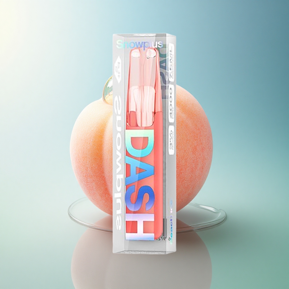 Snowplus Dash 4000 Puffs Peach Ice Ceramic 7.5ml Nicotine 5%