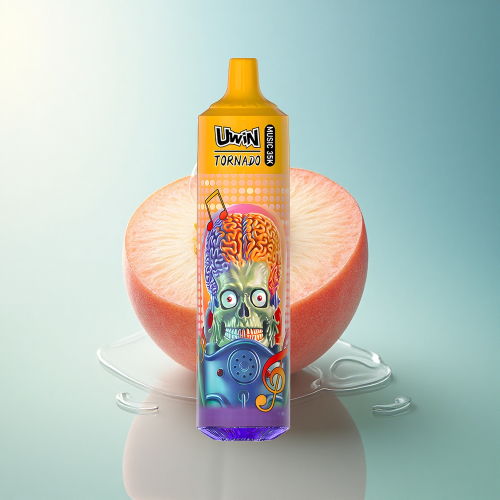 Uwin Tornado 35K Music Puffs Summer Peach Ice Mesh Coil 1.0 Ohm