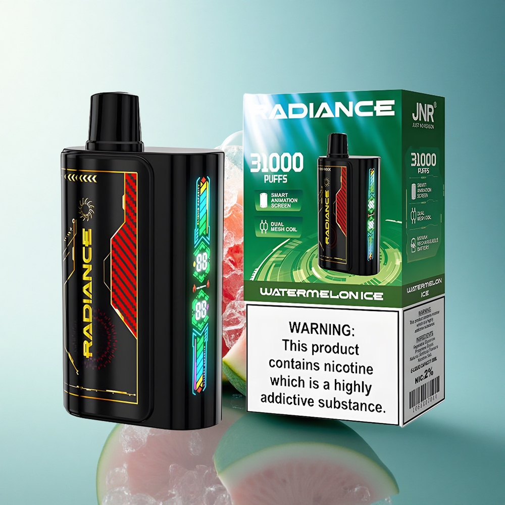 JNR Radiance 31000 Watermelon Ice Animation Screen Dual Mesh 950mAh