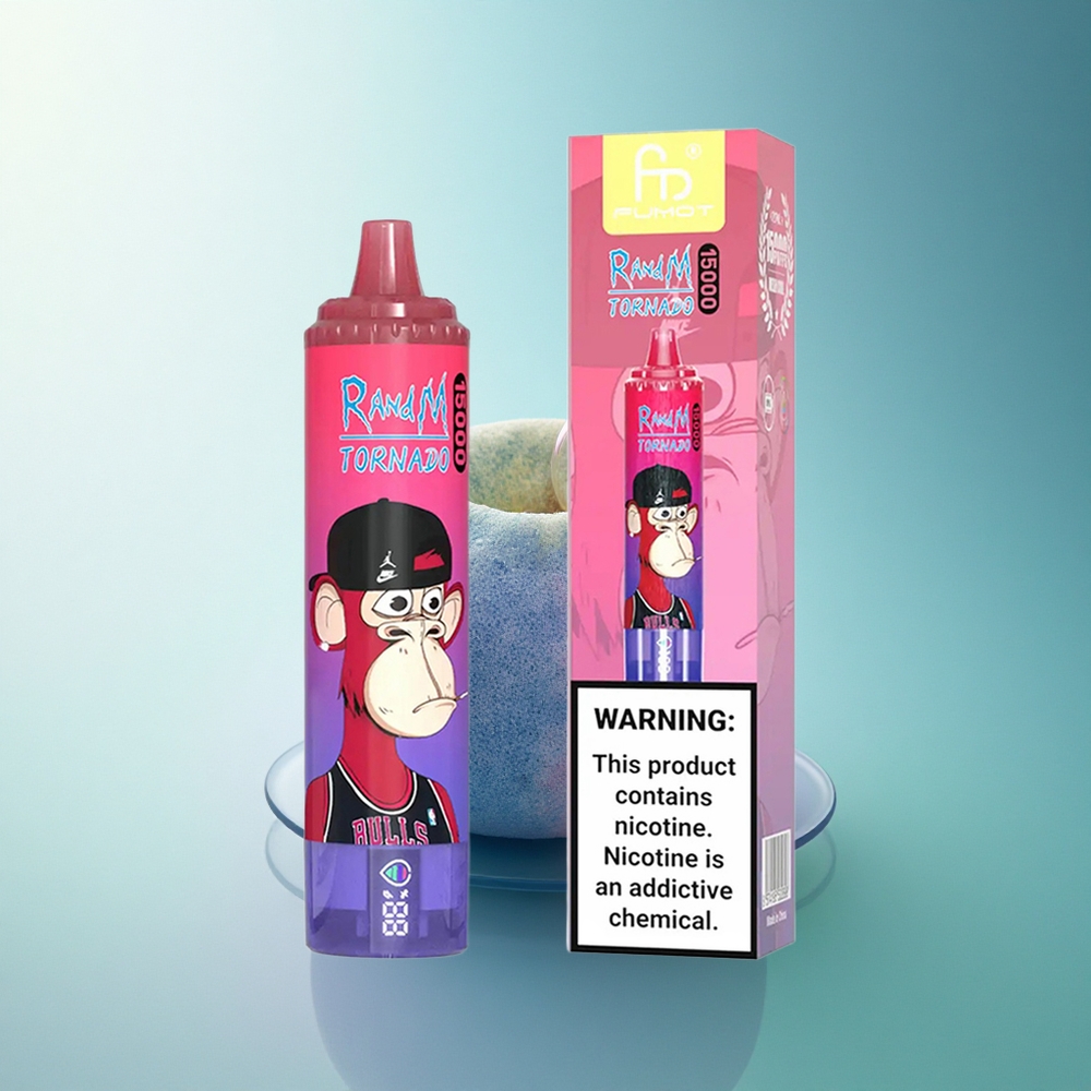 RandM Fumot Tornado 15000 Puffs Bluesour Raspberry 25ml 850mAh Mesh Coil