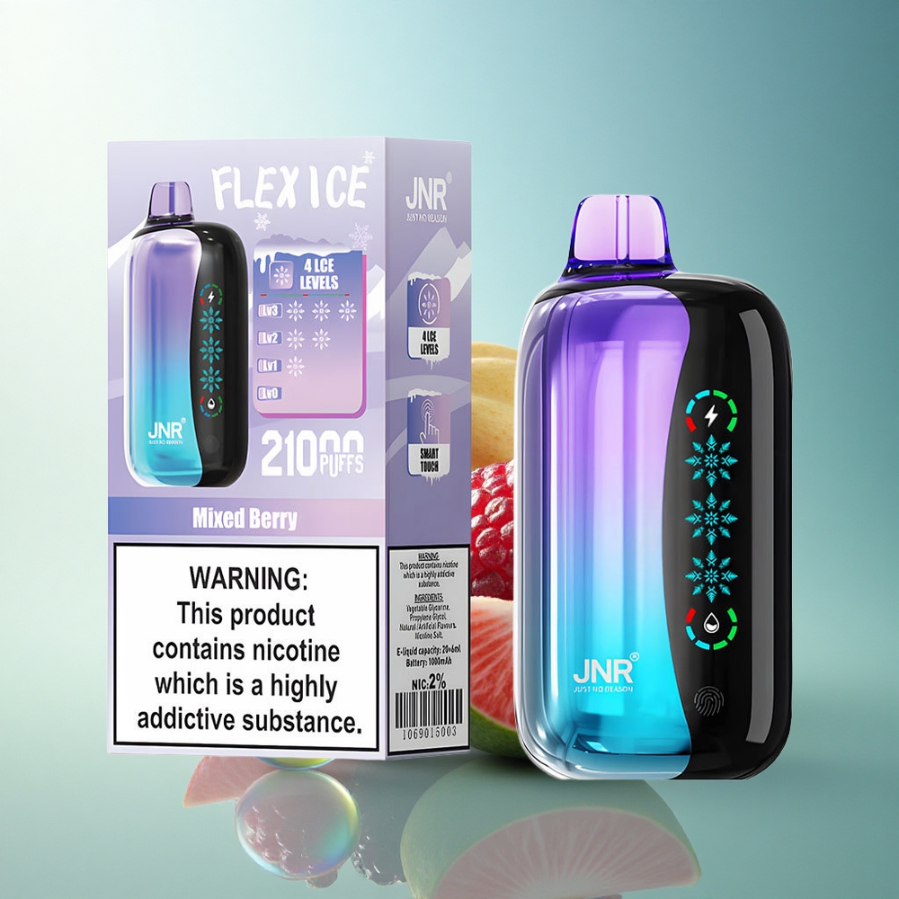 JNR Flex Ice 21000 Mixed Berry Ice Adjustable Dual Mesh 1000mAh