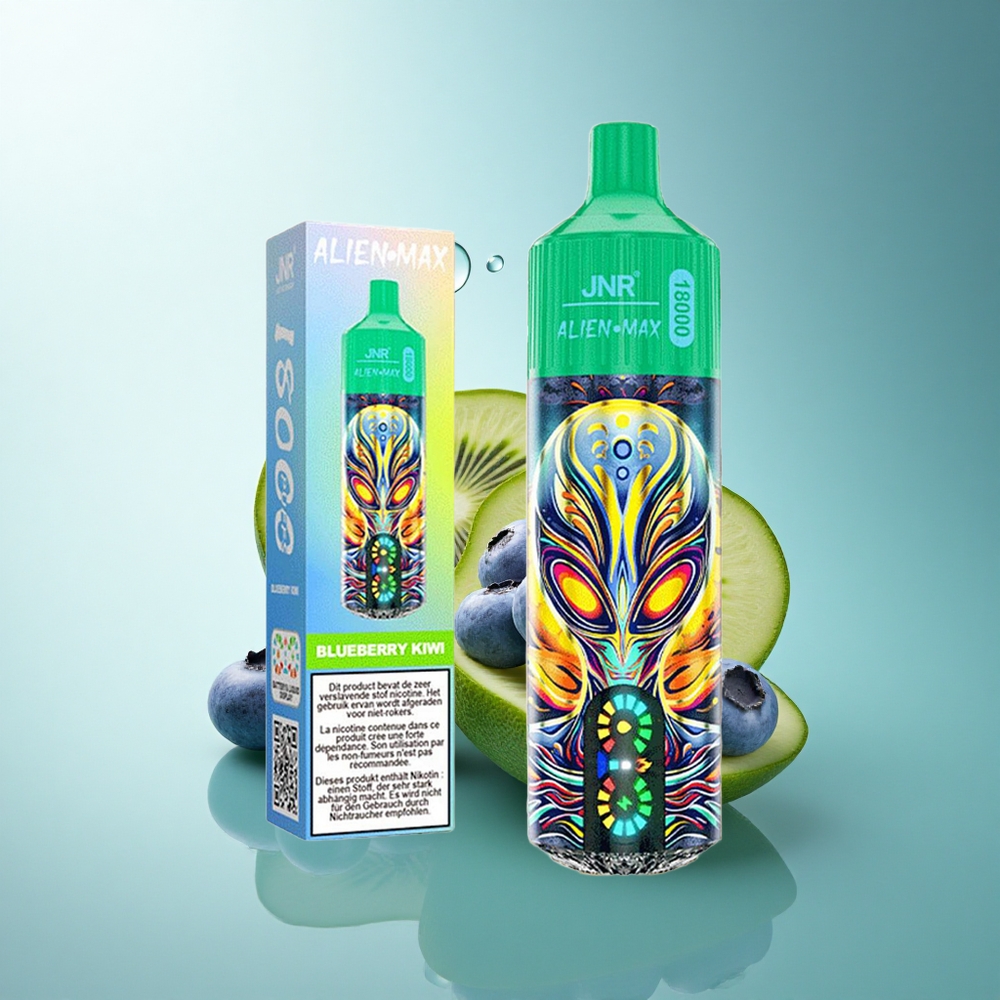 JNR Alien Max 18000 Blueberry Kiwi Dual Mesh 850mAh