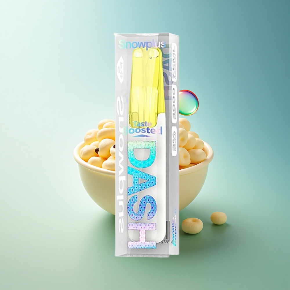 Snowplus Dash 4000 Puffs Vanilla Popcorn Ceramic 530mAh 5% Nicotine