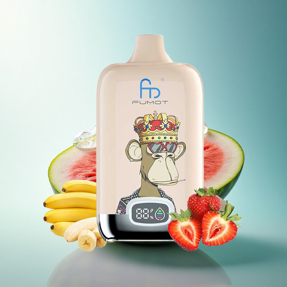 Fumot Tornado Digital Box 12000 Puffs Watermelon Ice Mesh Coil 550mAh