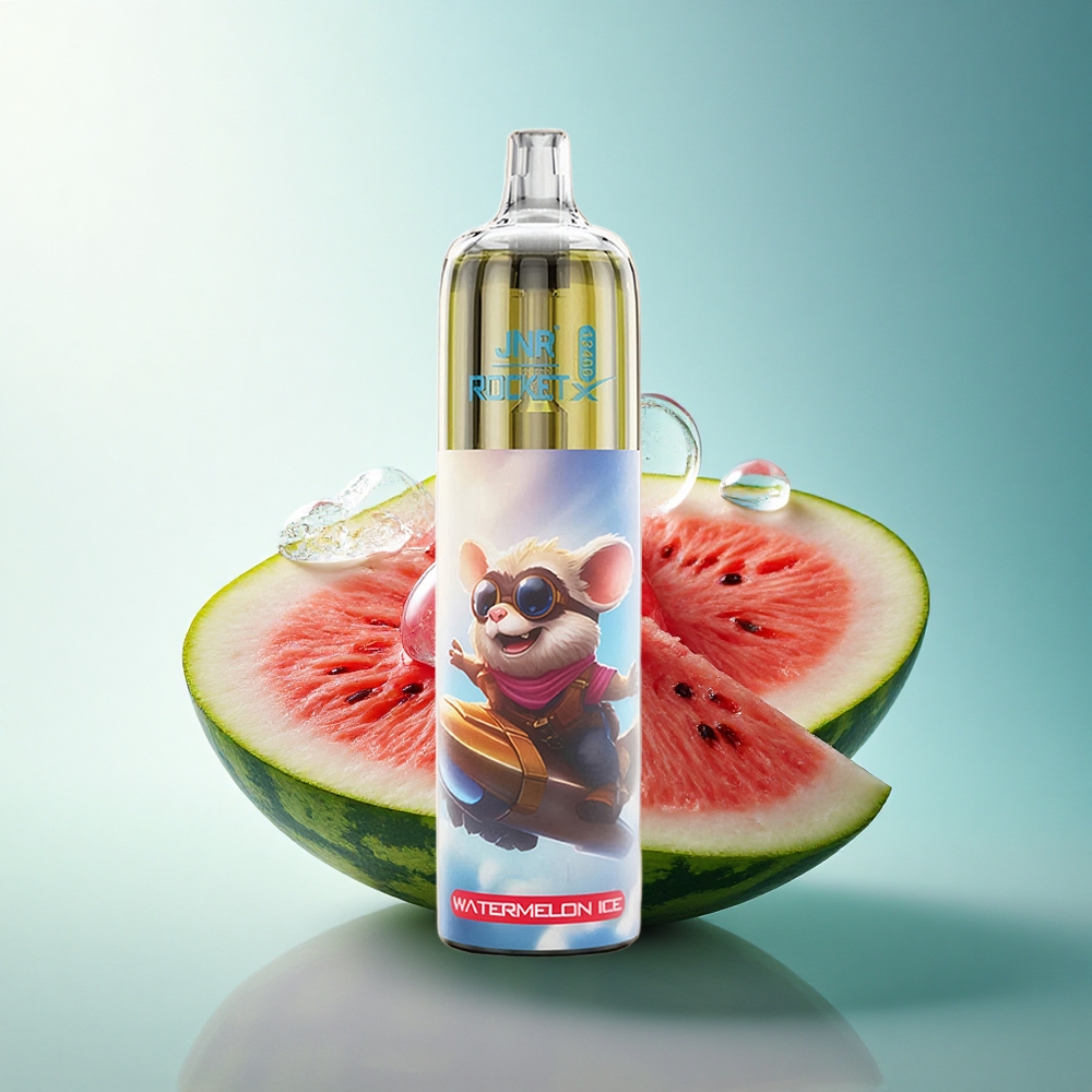 JNR Rocket-X 12400 Watermelon Ice Mesh Coil 850mAh Adjustable Airflow