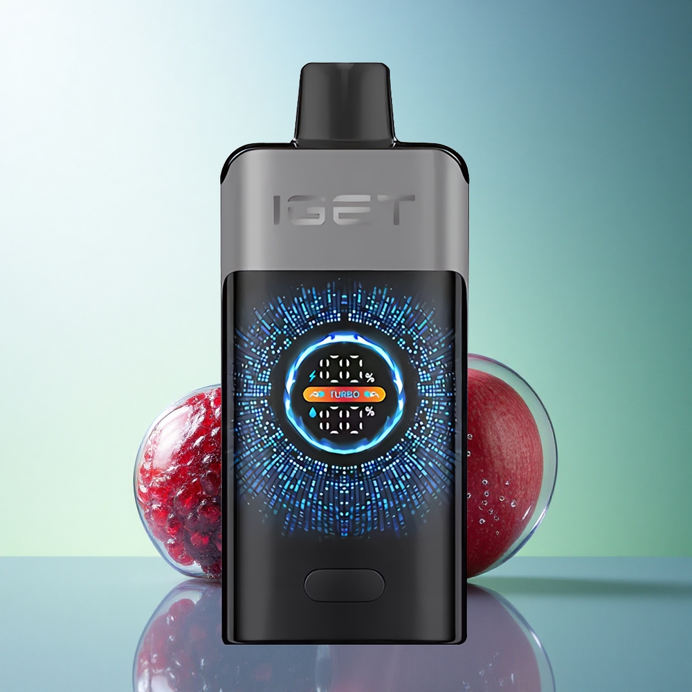 IGET ONE 12000 Puffs Blackberry Cherry Pomegranate 2700mAh Dual Mesh