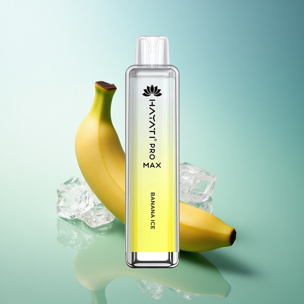 Hayati Pro Max 4000 Puffs Banana Ice Dual Mesh 1400mAh Disposable Vape