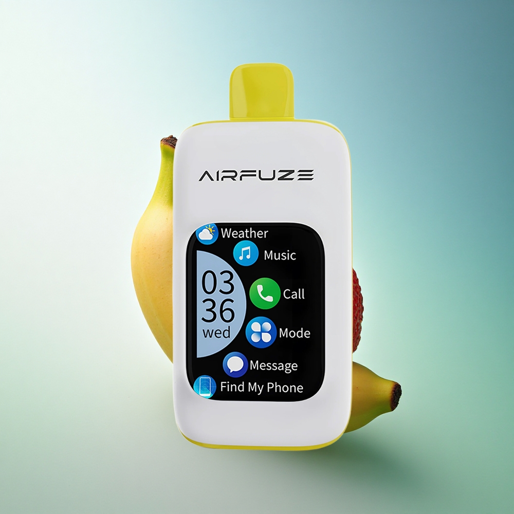 AirFuze Smart Pro 40000 Puffs Strawberry Banana 900mAh 20ML 5% Nicotine