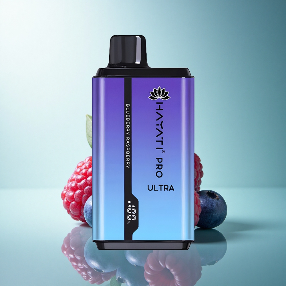 Hayati Pro Ultra 15000 Puffs Blueberry Raspberry 850mAh 24ml 2% Nicotine