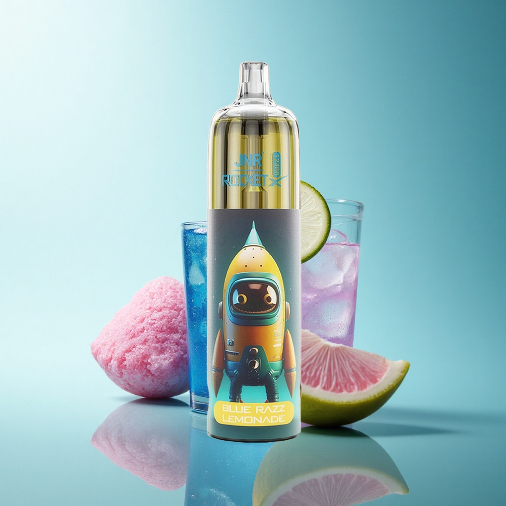 JNR Rocket-X 12400 Blue Razz Lemonade RGB Adjustable Airflow 850mAh