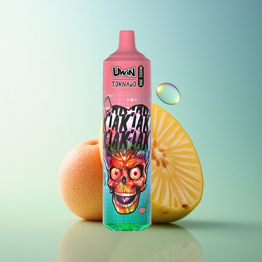 Uwin Tornado 35K Music Puffs Peachy Mango Pineapple 5% Nicotine 600mAh Type-C