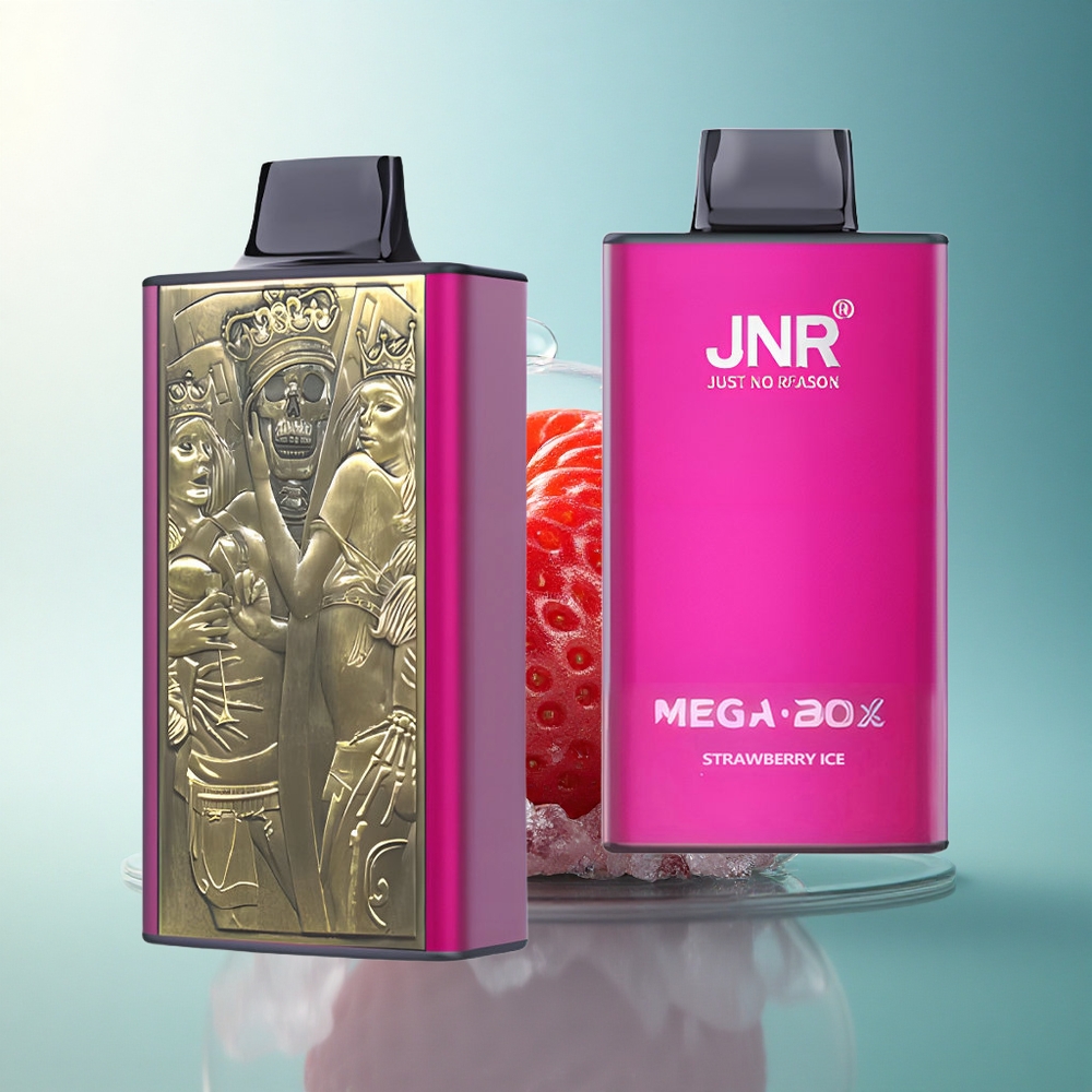 JNR Mega Box 25000 Strawberry Ice 30ml Dual Mesh 850mAh