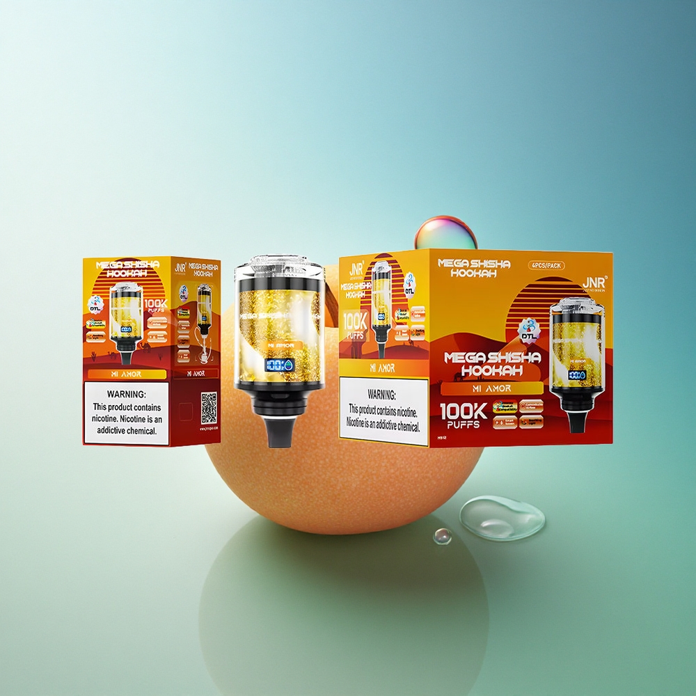 JNR Mega Shisha Hookah 100K Mi Amor 2200mAh 60ml 2% Nicotine