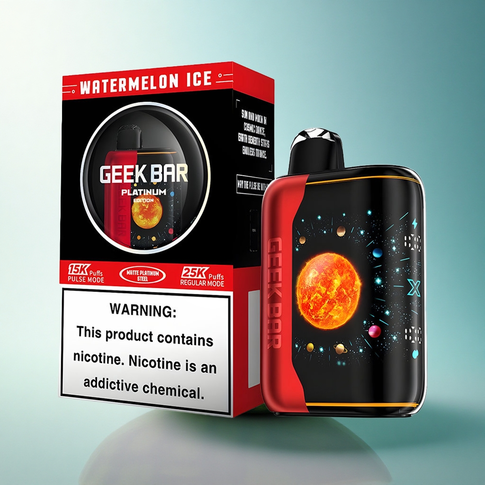 GEEK BAR Platinum Edition 25000 Puffs Watermelon Ice Dual Mesh 2% Nicotine