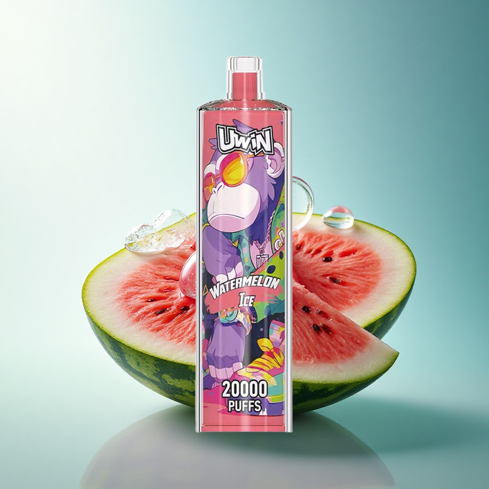 Uwin Shisha Hookah Crystal 20000 Puffs Watermelon Ice Mesh Coil 650mAh