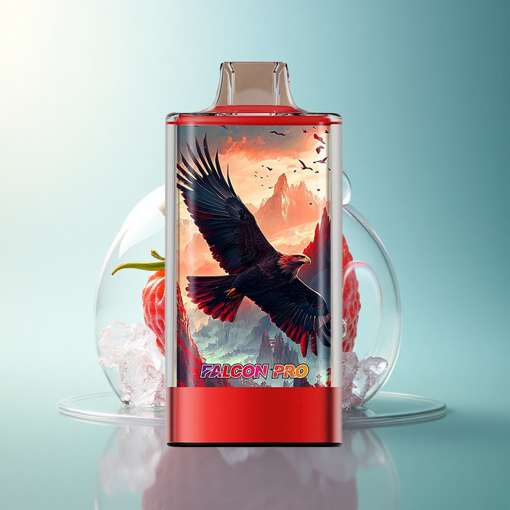 JNR Falcon Pro 28000 Strawberry Ice 950mAh 5% Nicotine Dual Mesh