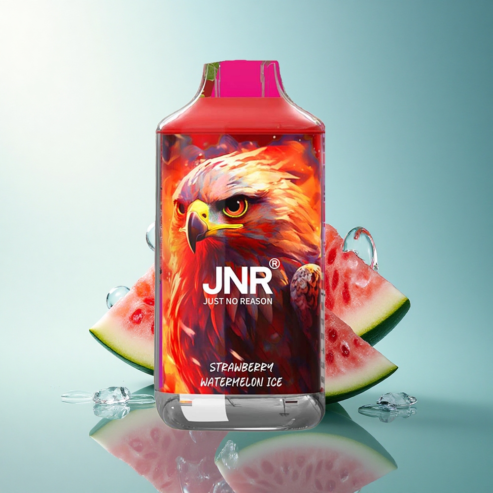 JNR Falcon 16000 Strawberry Watermelon Ice 850mAh 22ml Dual Mesh Nicotine 0% 2%